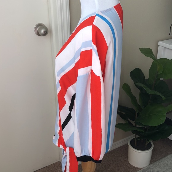 FINAL SALE ASOS wrap style blouse - Picture 2 of 9